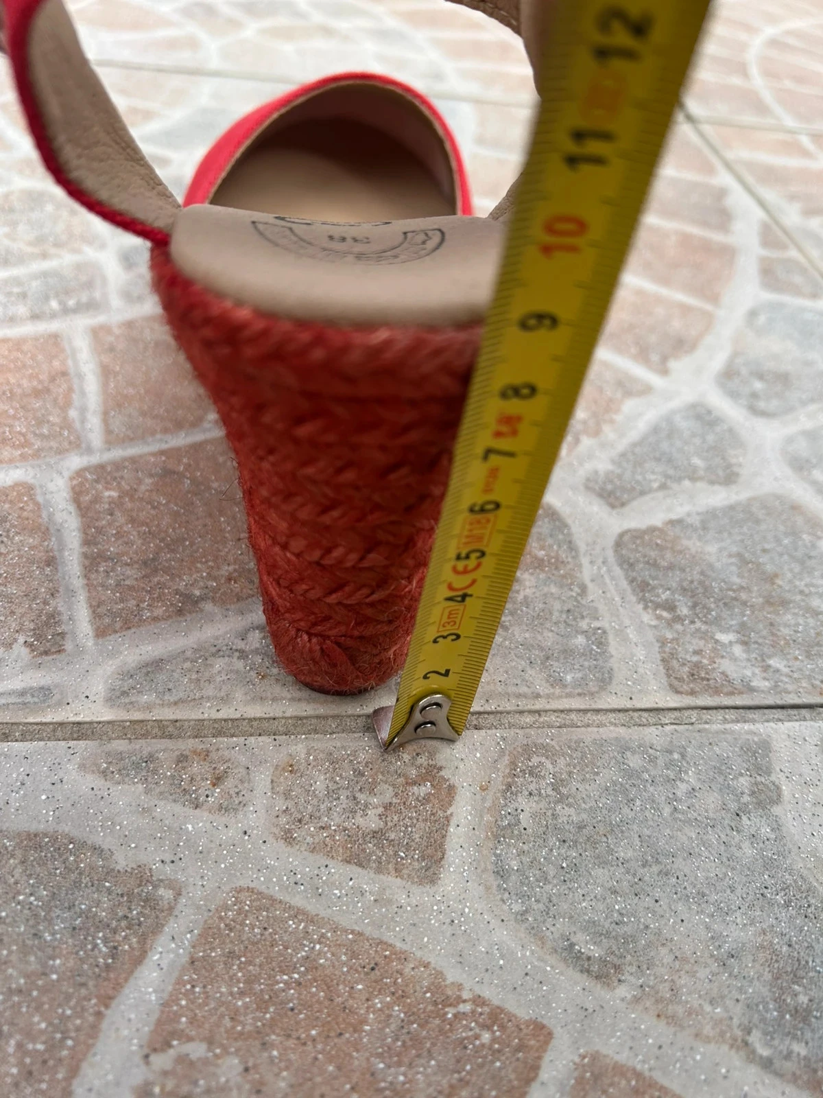 Sapatos com plataforma 38 Dalson vermelho em muito bom estado para mulher – photo 12